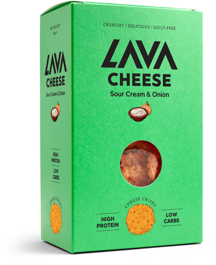 Lava Cheese Sour Cream & Onion package